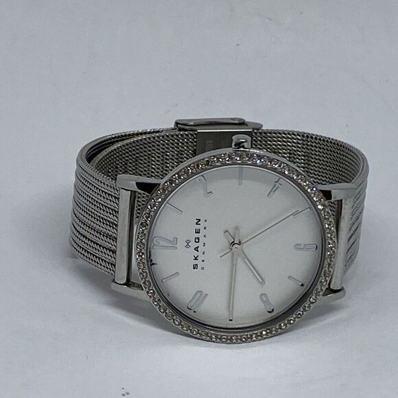 Skagen SKW2284 Women Silver Stainless Steel Analog Dial Quartz Wrist Watch JK616 main image 9